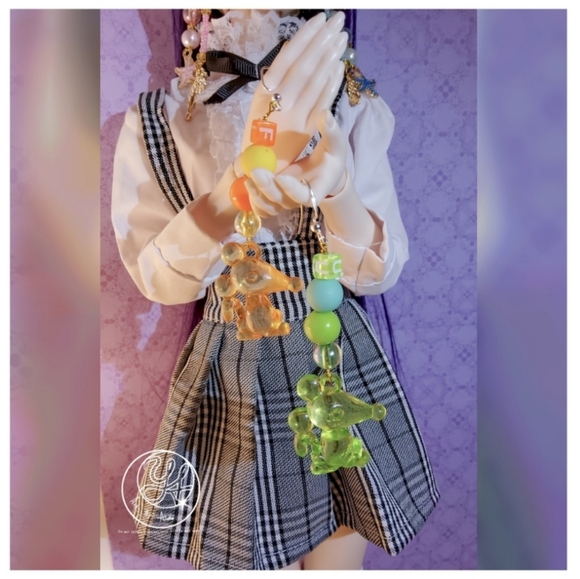 Cute Pastel Mouse Earrings (2 pairs as shown) - Picture 1 of 2